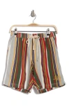 Bdg Urban Outfitters Stripe Twill Shorts In Green Multi