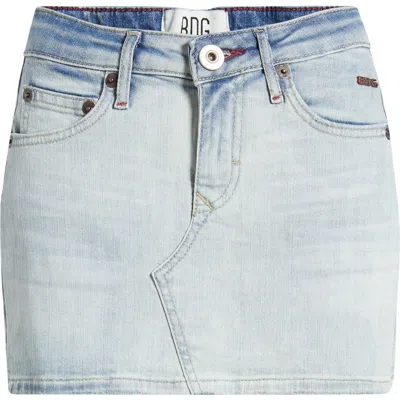 Bdg Urban Outfitters Ultra Denim Miniskirt In Blue