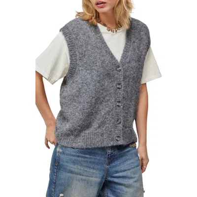 Bdg Urban Outfitters V-neck Sweater Vest In Gray