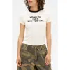 Bdg Urban Outfitters Where Is Nyc Baby Tee In White
