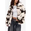 Bdg Urban Outfitters Wilson Spotted Faux Fur Jacket In Multi