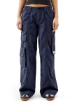 Bdg Urban Outfitters Y2k Cotton Cargo Pants In Midnight Blue