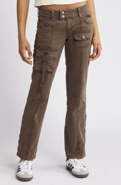 Bdg Urban Outfitters Y2k Romi Bootleg Cargo Pants In Brown
