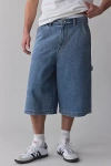 Bdg Vulcan Loose Denim Jort In Love Wash, Men's At Urban Outfitters