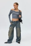 Bdg Y2k Pocket Jean In Rinsed Denim, Women's At Urban Outfitters