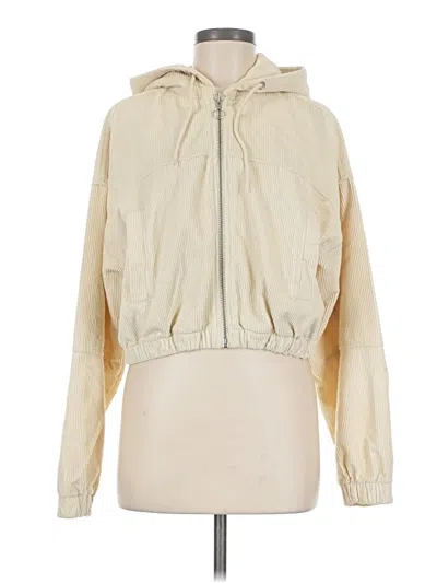 Pre-owned Bdg Zip Up Hoodie In Gold