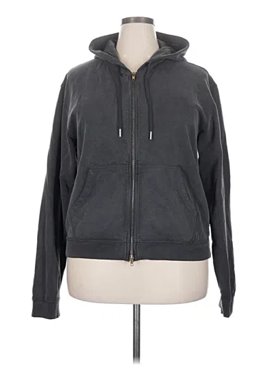 Pre-owned Bdg Zip Up Hoodie In Gray