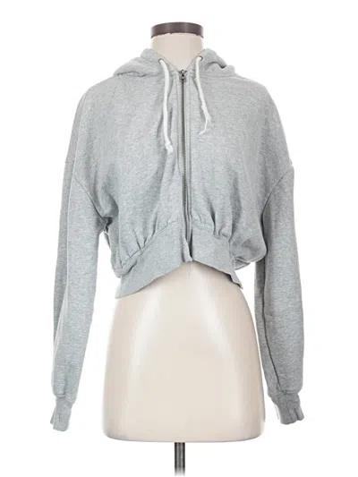 Pre-owned Bdg Zip Up Hoodie In Gray