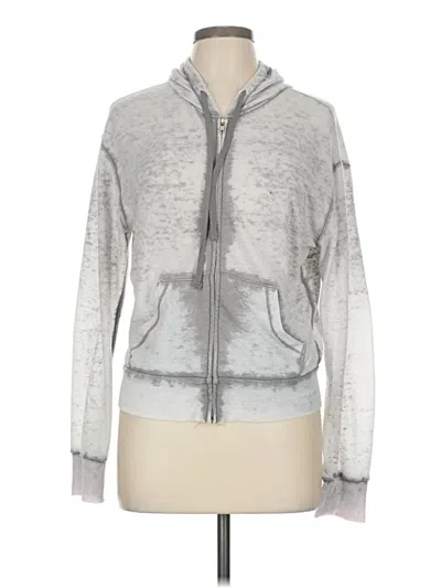 Pre-owned Bdg Zip Up Hoodie In Silver