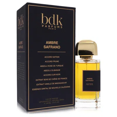 Bdk Parfums Bdk Ambre Safrano By  Eau De Parfum Spray (unisex) 3.4 oz For Men In Multi