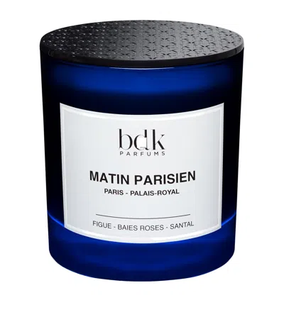 Bdk Parfums Matin Parisien Candle In Blue