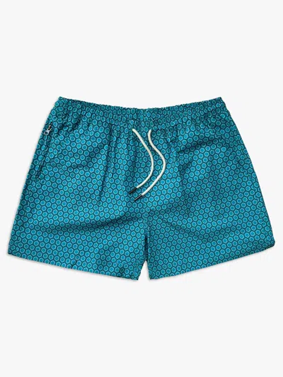 Bdxy Studio Men's Blue "the Frame" Swimshorts