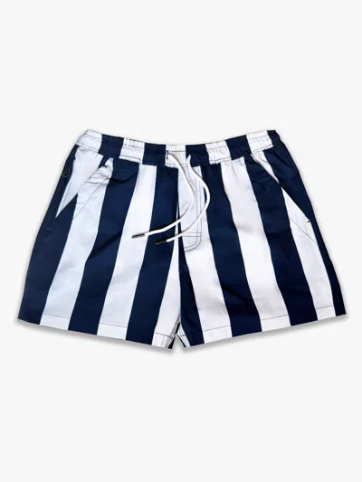 Bdxy Studio Men's Blue "the Frame" Swimshorts