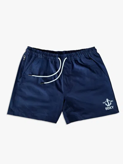 Bdxy Studio Men's Blue The Frame Swimshorts Anchor