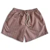 Bdxy Studio Men's Brown / Neutrals The Extra Swimshorts Repeat Caramel In Brown