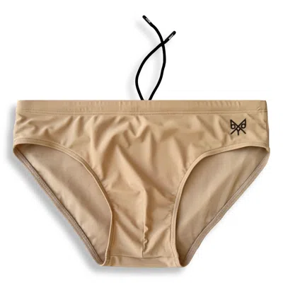 Bdxy Studio Men's Neutrals Atmos Swimbrief Tan In Brown