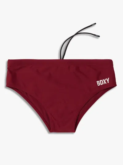 Bdxy Studio Men's Red The Captain Sunga - Burgundy