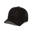 Bdxy Studio Men's Red The Gaffer Trucker Cap - Black