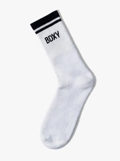 Bdxy Studio Men's "the Runner" Socks In White