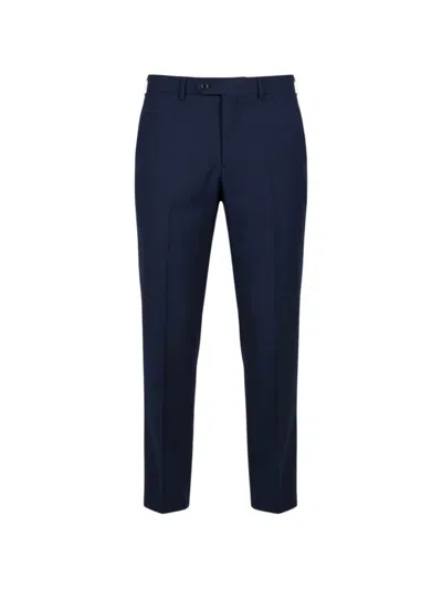 Be Able 21 Pressed-crease Trousers In Blue