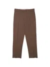 Be Able Andy Pleated-design Belted Trousers In Brown