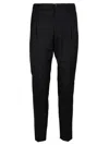 Be Able Black Virgin Wool Trousers In Black