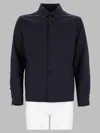 Be Able Italian Wool-blend Stretch Dress Shirt For Men In Blue
