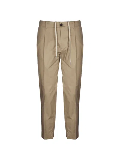 Be Able Button Drawstring Trousers In Nude