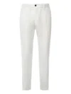 Be Able Button Linen Trousers In White