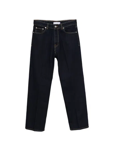 Be Able Contrast-stitch Loose-fit Jeans In Blue