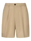 Be Able Cotton Bermuda Shorts In Neutral