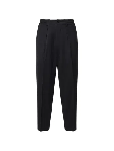 Be Able Dominique Pleated Elasticated-waist Trousers In Black