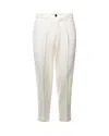 Be Able Tailored Linen Trousers In White
