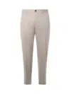Be Able Edoardo Wool Blend Trousers In Neutral