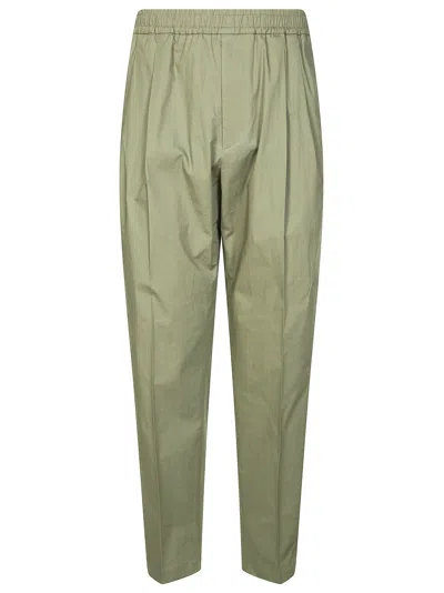 Be Able Elastic Two-pleat Trousers For Men In Green