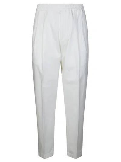 Be Able Elastic Waist Trousers With Pleats - Ss26 In White