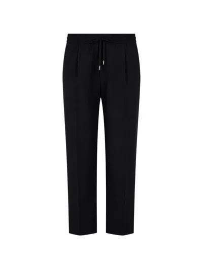 Be Able Elasticated-waist Drawstring Trousers In Blue