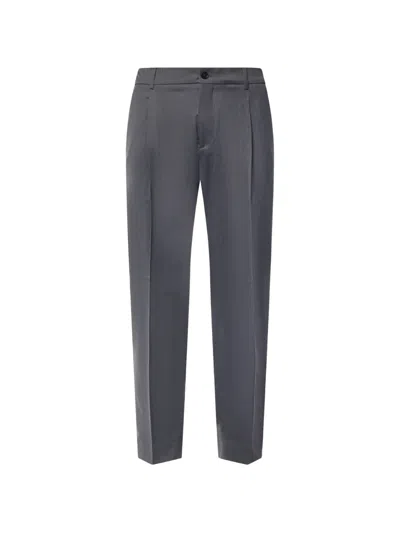 Be Able Elasticated-waistband Pleated Trousers In Blue