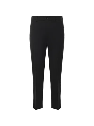 Be Able Elasticated-waistband Tailored Trousers In Black