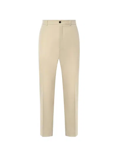 Be Able Elasticated-waistband Tailored Trousers In Neutrals