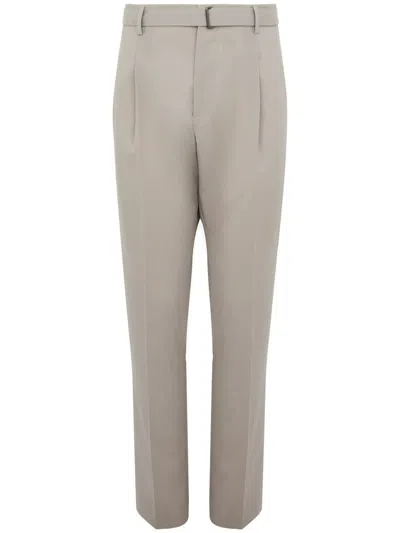 Be Able Grey Wool Belt Trousers