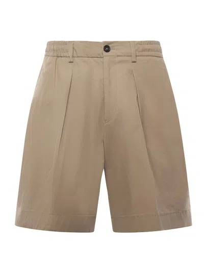 Be Able Havier Cotton Shorts In Brown