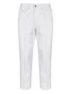 Be Able High-rise Tapered Jeans In White