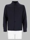 Be Able Italian Wool-blend Stretch Dress Shirt For Men In Blue