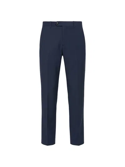 Be Able John Long Tailored Trousers In Blue