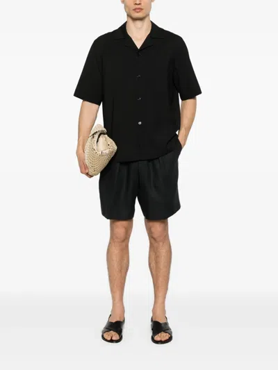 Be Able Linen Shorts In Black