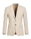 Be Able Man Blazer Sand Size 42 Virgin Wool, Elastane In Neutral