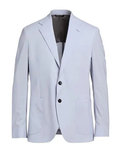 Be Able Man Blazer Sky Blue Size 42 Virgin Wool, Polyester, Elastane