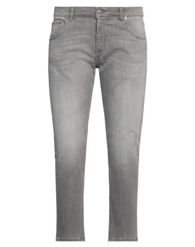 Be Able Man Jeans Grey Size 32 Cotton, Elastane In Gray
