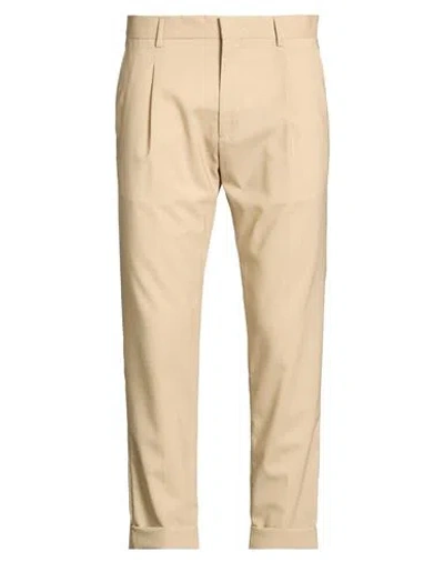 Be Able Man Pants Beige Size 32 Virgin Wool, Polyester, Elastane In Neutral